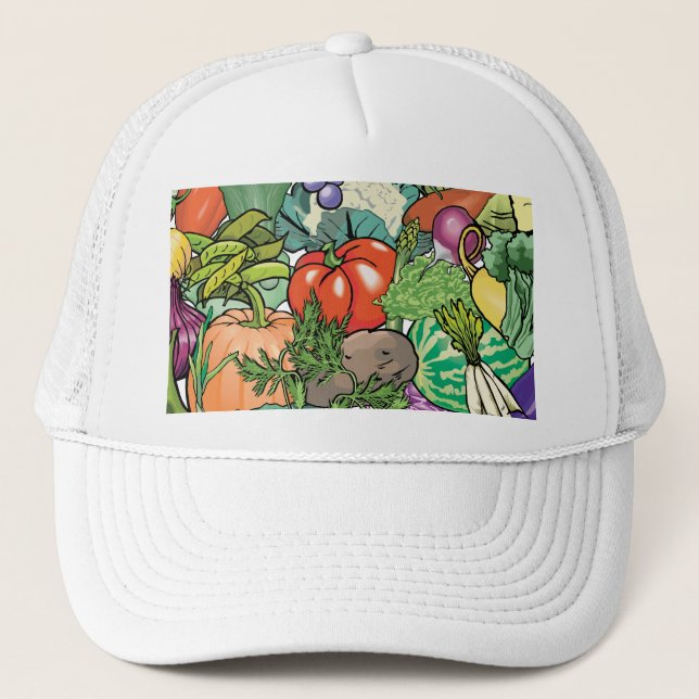 Vegetable Gardener Trucker Hat (Front)