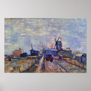 Vegetable Gardens And The Moulin De Blood-Fin Poster