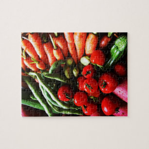Vegetable Harvest Thanksgiving Jigsaw Puzzle