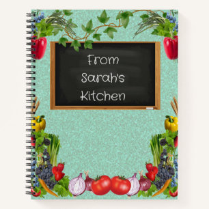Vegetable Inspired Personalized Recipe Notebook