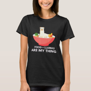 Vegetable Llama Vegan Healthy Foodie Guanaco Alpac T-Shirt