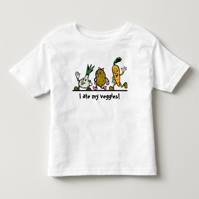 Vegetable Onion Potato Carrot Child's T Shirt (Front)