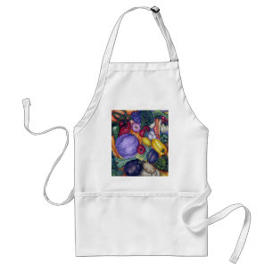 Vegetable painting apron