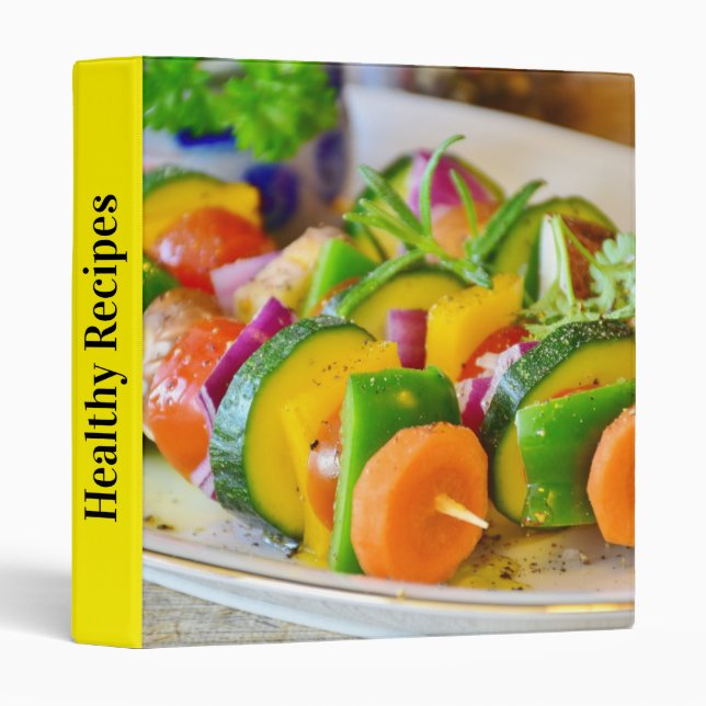 Vegetable Skewers  Binder (Front/Spine)