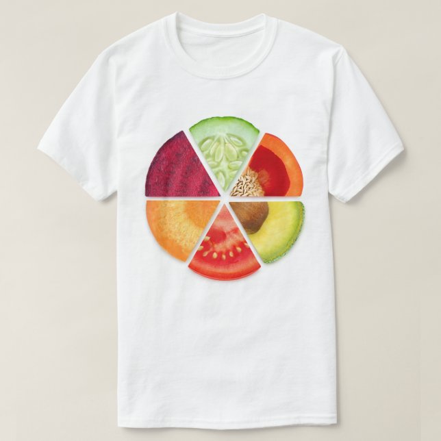 Vegetable slices T-Shirt (Design Front)