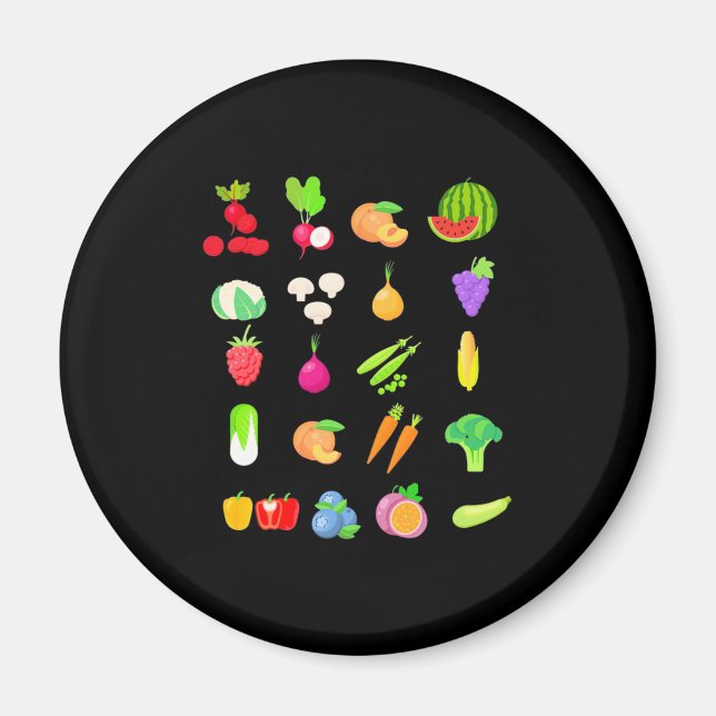 Vegetable Species Magnet (Front)
