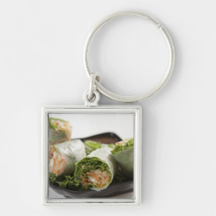Vegetable Spring Rolls Keychain