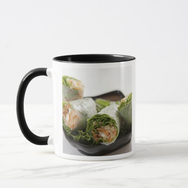 Vegetable Spring Rolls Mug (Left)