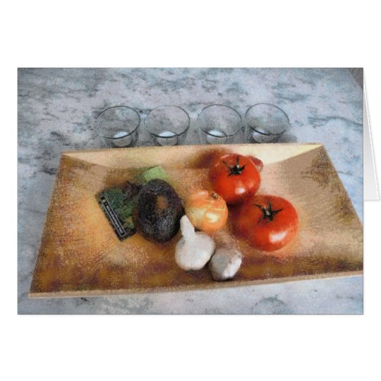 Vegetable Still Life Card