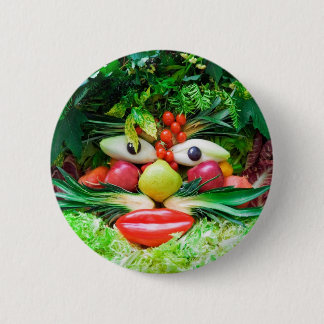 Vegetables 2 Inch Round Button
