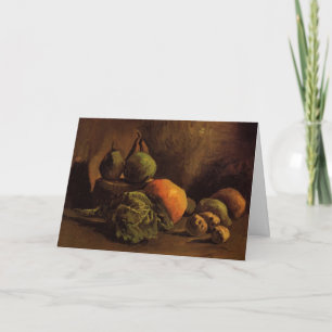Vegetables and Fruit by Vincent van Gogh Card