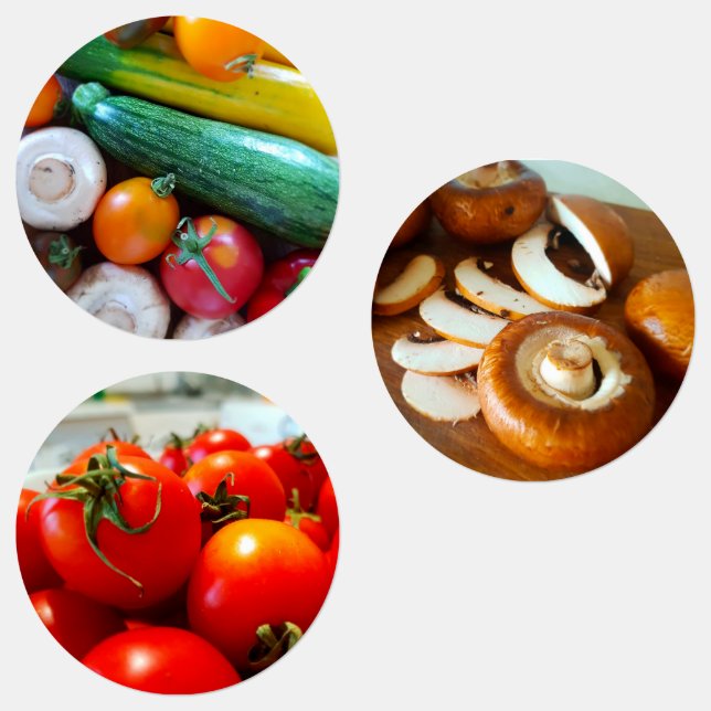 Vegetables, Champignon, Tomatoes, For the kitchen (Group)
