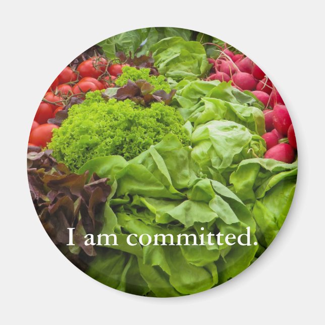 Vegetables Commitment Magnet (Front)