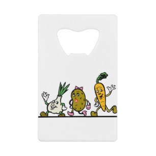 Vegetables Credit Card Bottle Opener