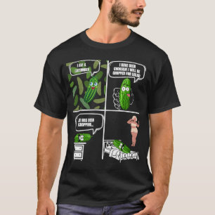Vegetables Cucumber Adult Sarcasm Humour Cucumber T-Shirt