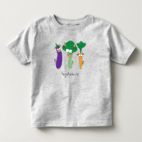 Vegetables Cute Kids Funny Cartoon