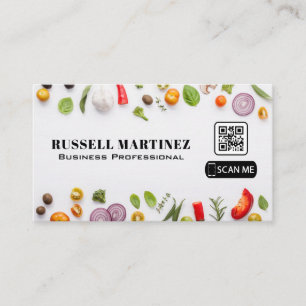 Vegetables Herbs   Cooking Business Card