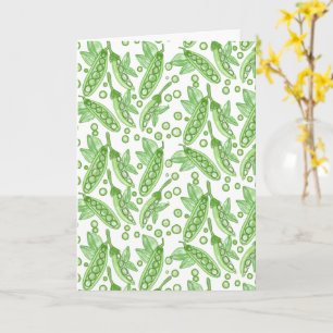 Vegetables Peas Card