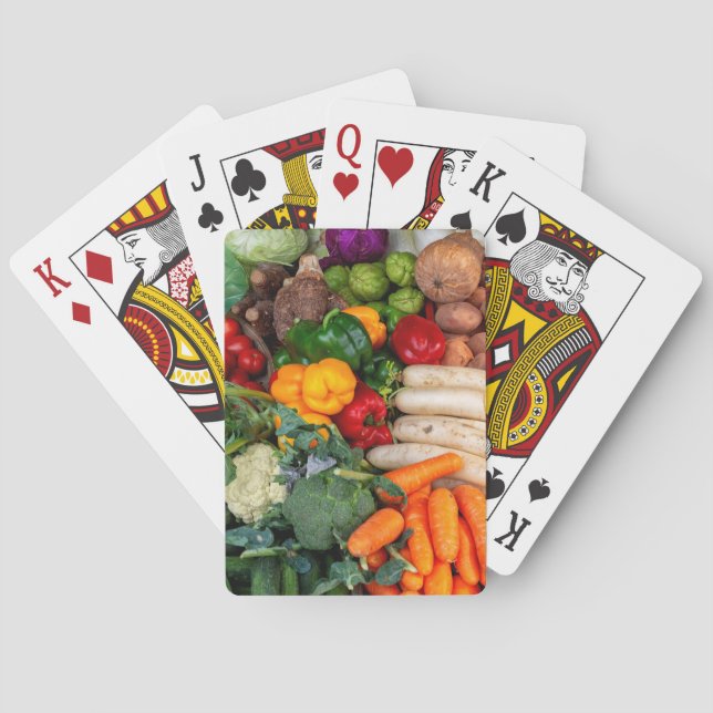 Vegetables Playing Cards (Back)
