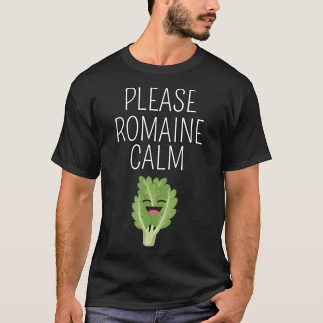 Vegetables Pun Funny Lettuce Vegetarian Vegan Gift T-Shirt (Front)