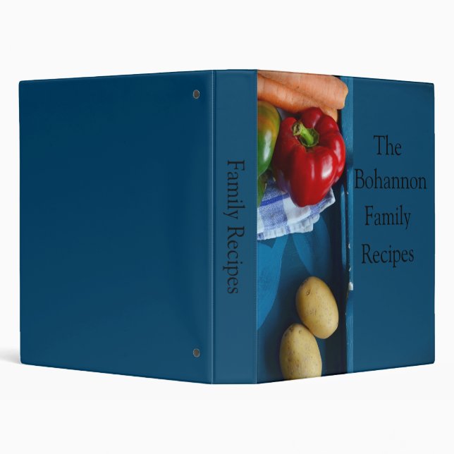 Vegetables Recipe Binder (Background)