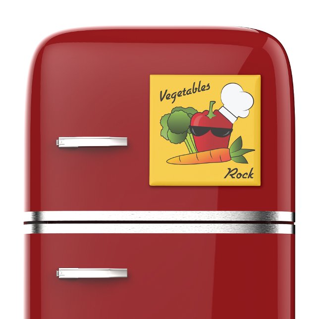 Vegetables Rock Red Pepper Magnet (Creator Uploaded)