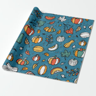 Vegetables vintage Background. Different Varieties Wrapping Paper