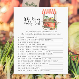 Vegetables - Who knows daddy best game