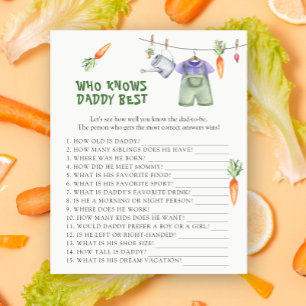Vegetables - Who knows daddy best game