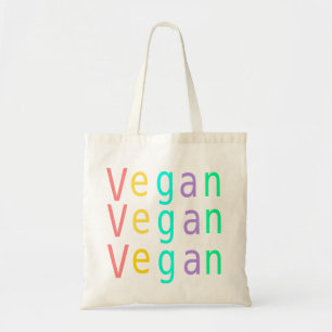 Végétalien. droits des animaux. sac de fourre-to
