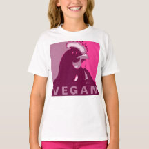 Végétan Pink Pop Art Inspiré Picken Tshirt