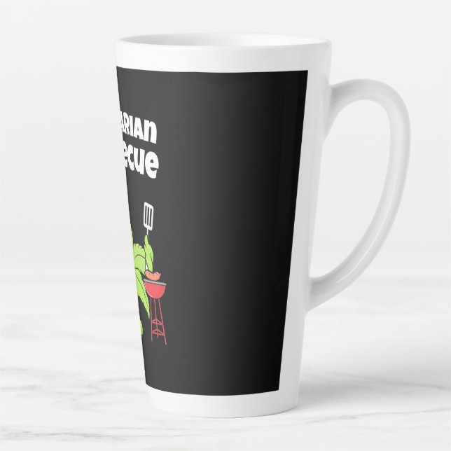 Vegetarian Barbecue Latte Mug (Right)