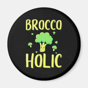 Vegetarian Brocco Holic Magnet