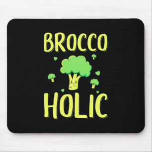Vegetarian Brocco Holic Mouse Pad