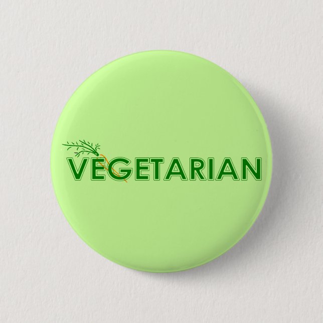 Vegetarian Button (Front)