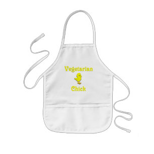 Vegetarian Chick Kids Apron