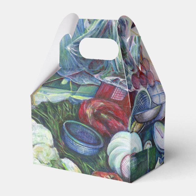 Vegetarian Club meets Here in Tuesday Afternoons Favor Box (Back Side)