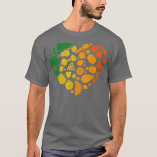 Vegetarian Colourful Fruits T-Shirt