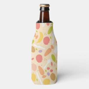 Vegetarian cooking pattern background bottle cooler