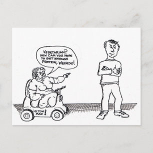 Vegetarian Critic Postcard