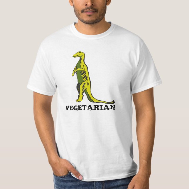 Vegetarian, Dinosaur T-shirt (Front)