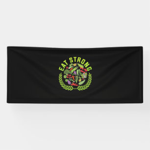 Vegetarian Eat Strong Banner