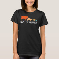 Vegetarian I Don't Eat My Homies, Funny Vegan Retr