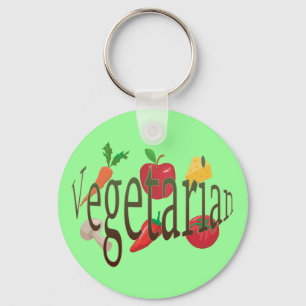Vegetarian Keychain