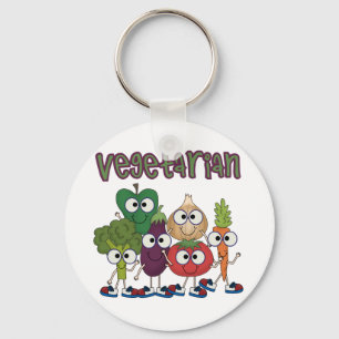 Vegetarian Keychain