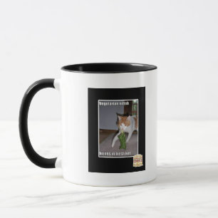 Vegetarian Kitteh Mug
