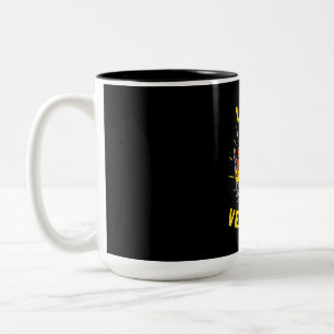 Vegetarian Let Vegan Out Two-Tone Coffee Mug