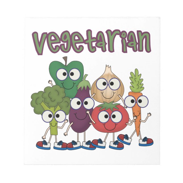 Vegetarian Notepad (Front)