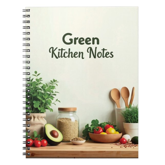 Vegetarian Recipes Notebook (Front)