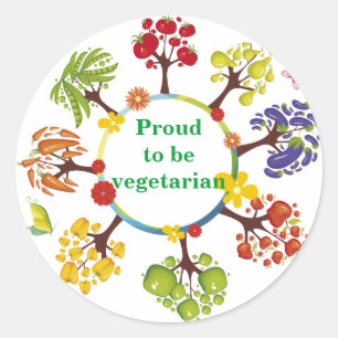 Vegetarian Sticker